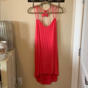 NEVER WORN- pink high low dress... so cute